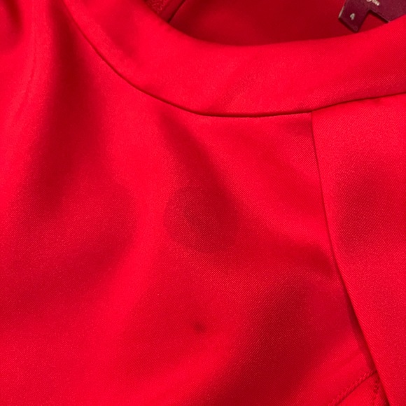 Ted Baker Kipp Dress in Brick Red - Picture 4 of 7